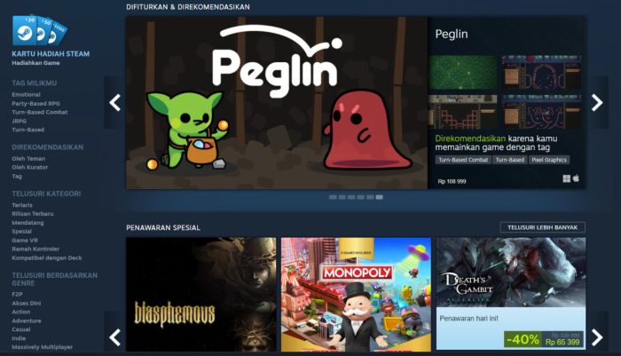 Game Lokal Berhasil Masuk ke Steam Global
